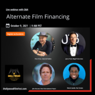 Alternate Film Financing Webinar – Saturday Oct. 9, 2021 at 9am PST